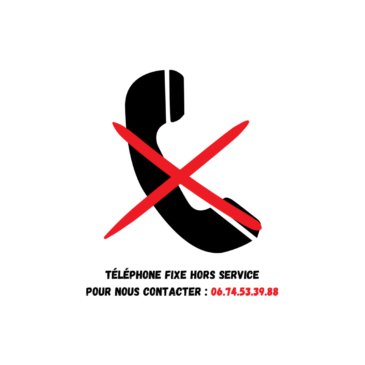 Téléphone fixe hors service