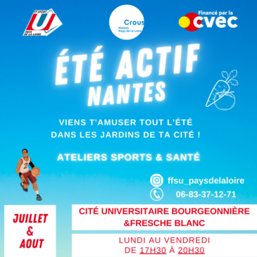 L’été sera actif à Nantes !
