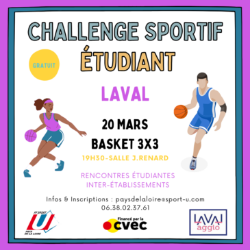 Basket 3×3 – Challenge Sportif Laval