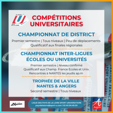 Lancement des Inscriptions SPORTS CO – 1er Semestre