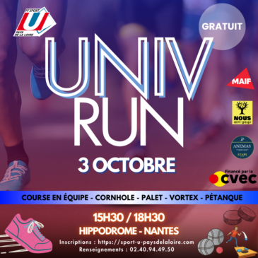 Univ’Run 3 octobre !