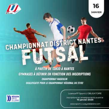 Futsal – Championnat masculin du district de Nantes